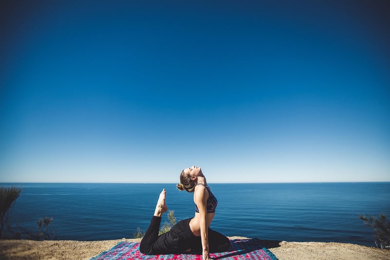 Woman doing core workout